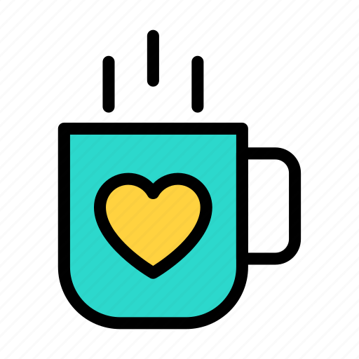 Tea, love, coffee, hot, vacation icon - Download on Iconfinder