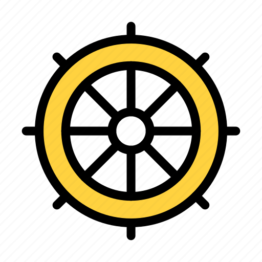 Wheel, boat, ship, vacation, tour icon - Download on Iconfinder