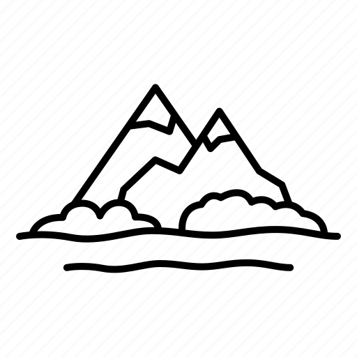 Mountains, mountain, landscape, hill, nature, hike icon - Download on Iconfinder