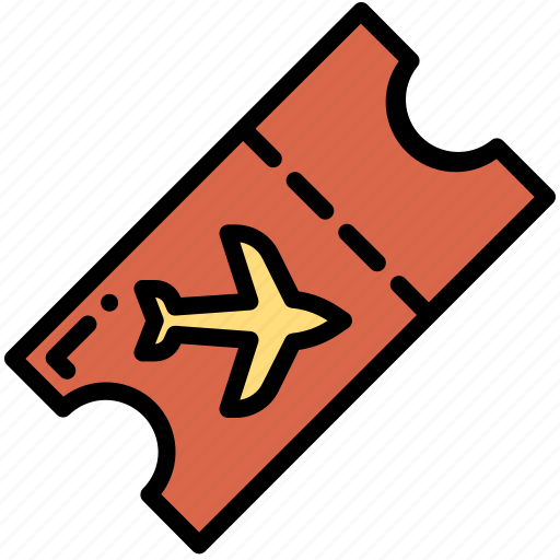 Airplane, airplane ticket, plane, ticket icon - Download on Iconfinder
