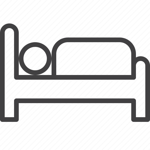 Bed, hostel, hotel, sleep icon - Download on Iconfinder