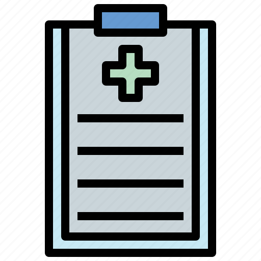 Clipboard, health report, medical record, diagnosis, approve icon - Download on Iconfinder