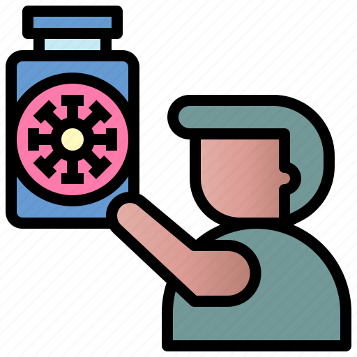 Research, vaccine, experiment, scientist, virus icon - Download on Iconfinder