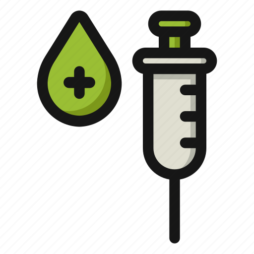 Vaccine, liquid, medicine, syringe, medical, injecting, injection icon - Download on Iconfinder