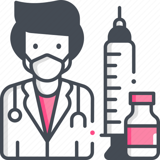 Doctor, male, avatar, medical, vaccine icon - Download on Iconfinder