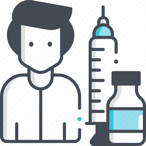 Male, people, vaccine, injection, medicine icon - Download on Iconfinder