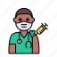 medic, doctor, avatar, vaccine, vaccination 