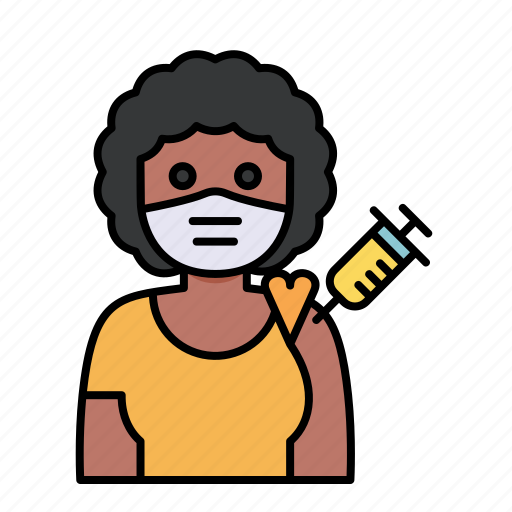 Woman, avatar, user, vaccine, vaccination icon - Download on Iconfinder