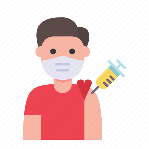 Man, avatar, user, vaccine, vaccination icon - Download on Iconfinder