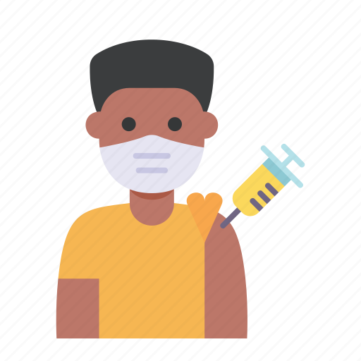 Man, avatar, user, vaccine, vaccination icon - Download on Iconfinder