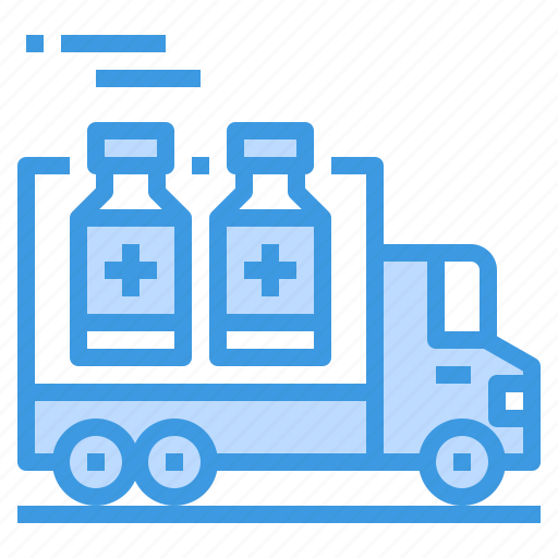 Logistic, transportation, product, vaccine, truck icon - Download on Iconfinder