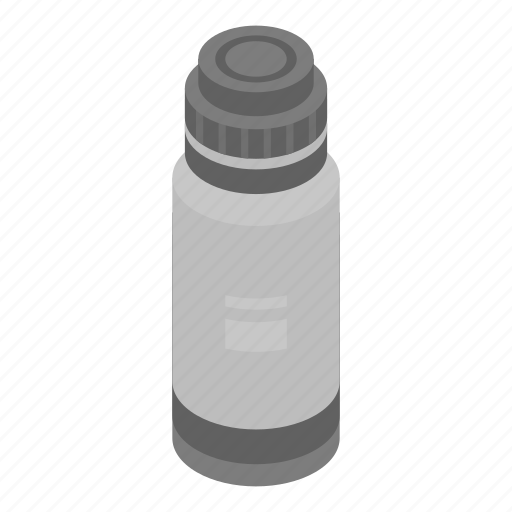 Camping, cartoon, hot, isometric, opened, style, thermos icon - Download on Iconfinder