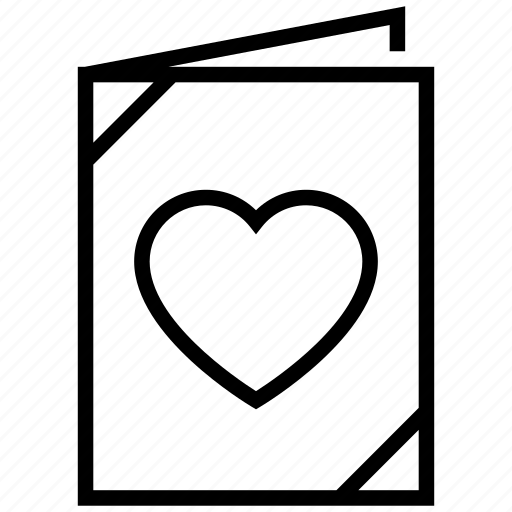 Invitation card, heart, love, valentine, card icon - Download on Iconfinder