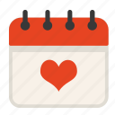 calendar, date, day, heart, love, valentine
