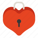 heart, lock, love, padlock, valentine