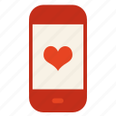 app, chat, heart, love, message, mobile