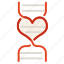 dna, heart, love, science, valentine 