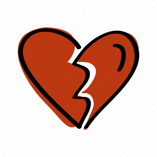 Broken, expression, face, heart, valentine icon - Download on Iconfinder