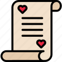 document, letter, love, loveletter, valentine