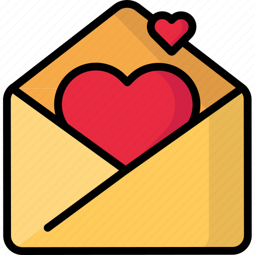 Heart, mail, message, valentine icon - Download on Iconfinder