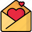 heart, mail, message, valentine 