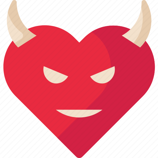 Devilheart, devillove, heart, valentine icon - Download on Iconfinder