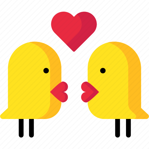 Birds, heart, love, lovebirds, valentine icon - Download on Iconfinder