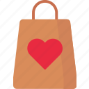 heart, shoppingbag, shoppinglove, valentine 