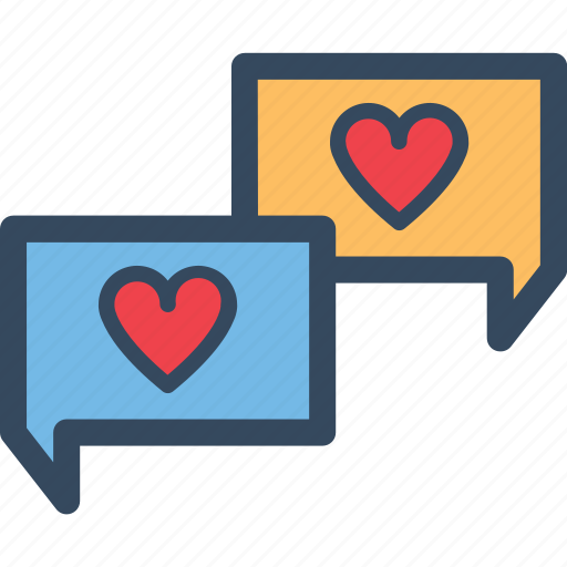 Chat, heart, love, message, text, varlk icon - Download on Iconfinder