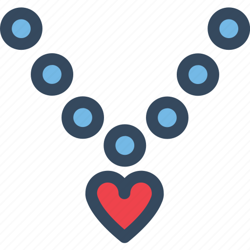 Heart, love, necklace, valentine, varlk icon - Download on Iconfinder