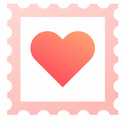 Heart, love, stamp, valentine, valentines icon - Download on Iconfinder
