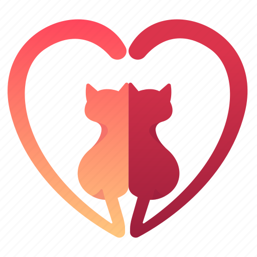 Cat, heart, love, pet, valentine, valentines icon - Download on Iconfinder