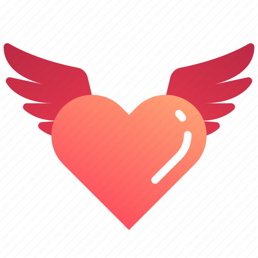 Fly, heart, love, valentine, valentines, wing icon - Download on Iconfinder