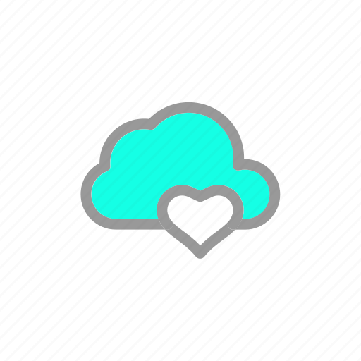 Cloud, wedding, hearth icon - Download on Iconfinder
