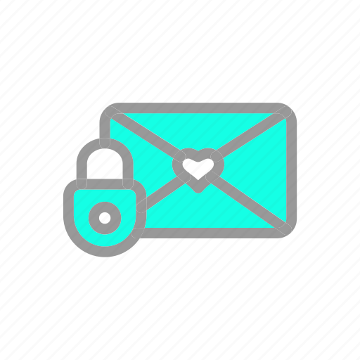 Envelope, message, padlock icon - Download on Iconfinder