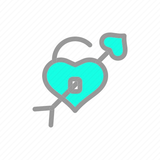 Arrow, hearth, padlock icon - Download on Iconfinder