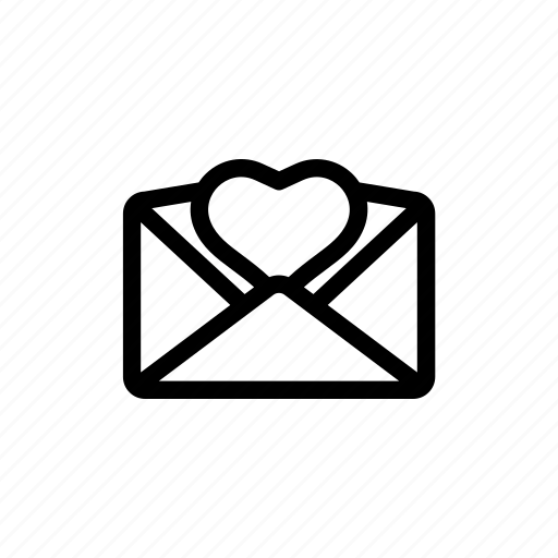 Envelope, wedding, hearth icon - Download on Iconfinder