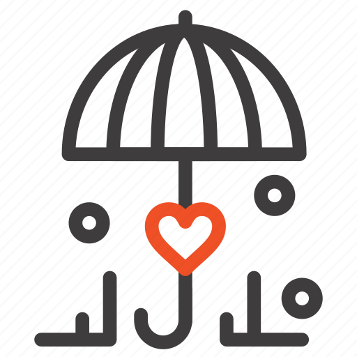 Insurance, love, secure, umbrella icon - Download on Iconfinder