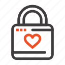 hacker, heart, lock, locker