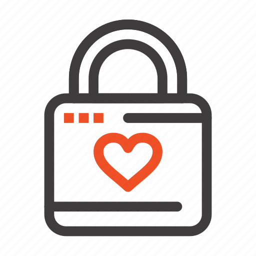 Hacker, heart, lock, locker icon - Download on Iconfinder