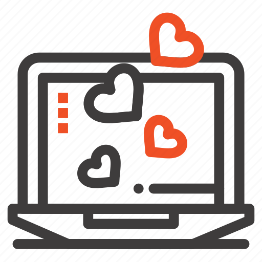 Heart, laptop, love, wedding icon - Download on Iconfinder
