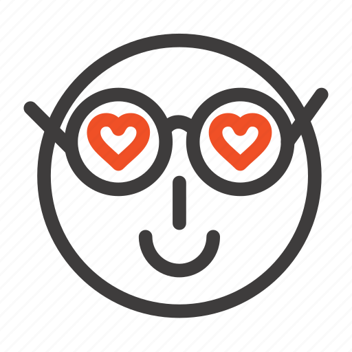 Cute, emoji, love, smiley, user icon - Download on Iconfinder