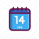 calendar, date, event, heart, love, schedule, valentine
