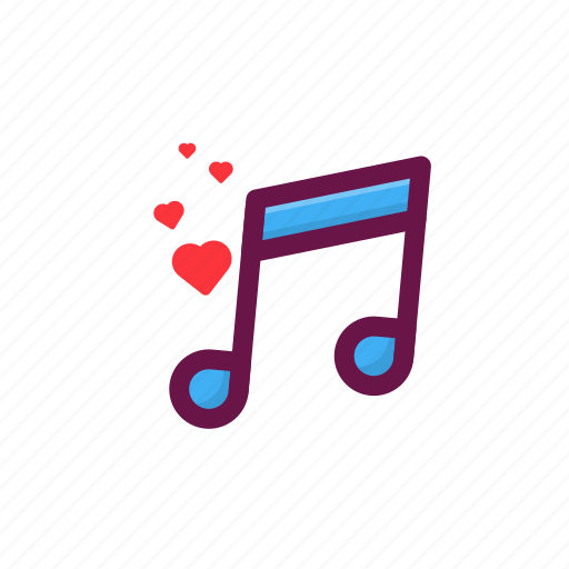 Audio, heart, love, music, romantic, sound, valentine icon - Download on Iconfinder