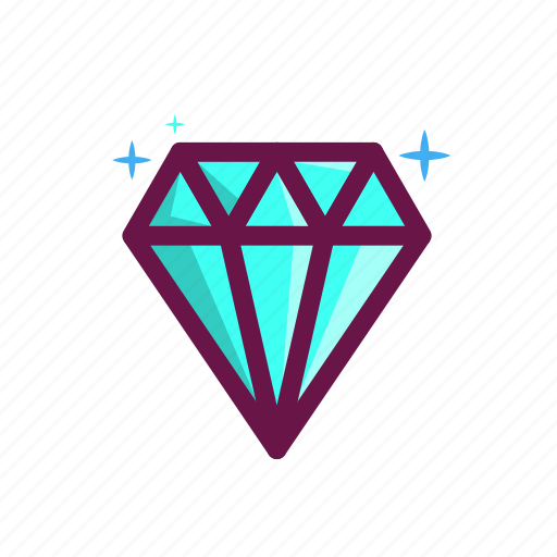 Diamond, heart, love, romance, romantic, valentine icon - Download on Iconfinder