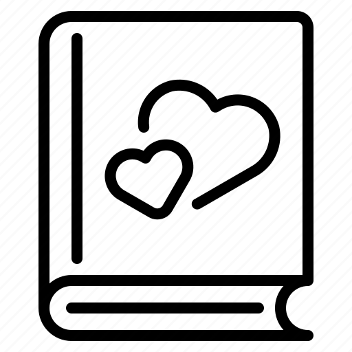 Book, love, valentine, romance, novel icon - Download on Iconfinder
