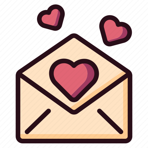 Letter, love, valentine, romantic, envelope icon - Download on Iconfinder