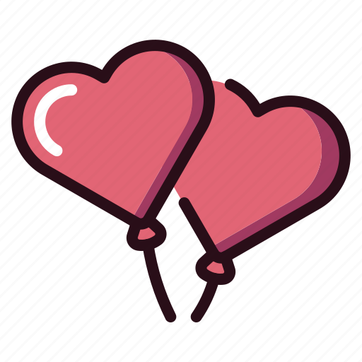 Love, balloon, valentine, heart, wedding icon - Download on Iconfinder