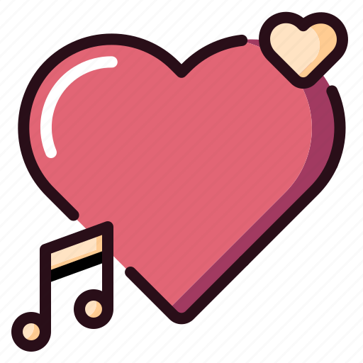 Love, music, melody, song, valentine icon - Download on Iconfinder