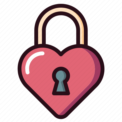 Love, romance, lock, heart, padlock, valentine icon - Download on Iconfinder